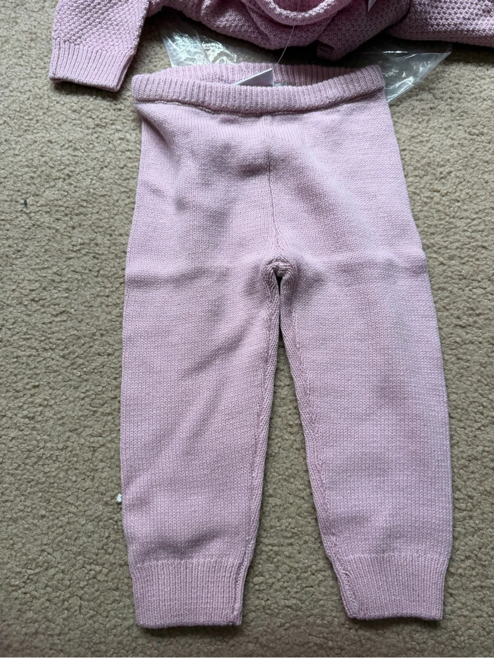 The Children’s Place Baby Girls Knit Sweater Pant Set NWT 9-12M Luxe Lilac - Picture 5 of 9